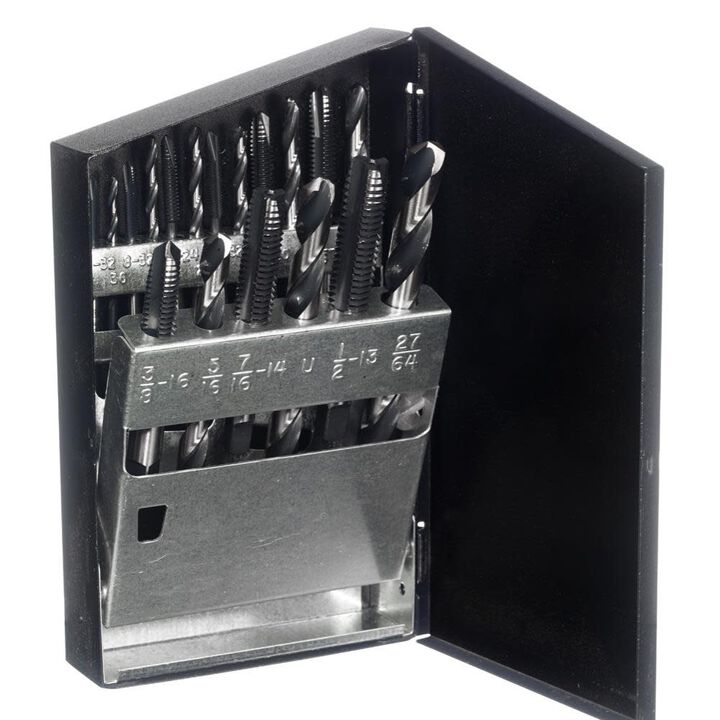 Champion Cutting Tool Tap and Drill Combo Set 18pc