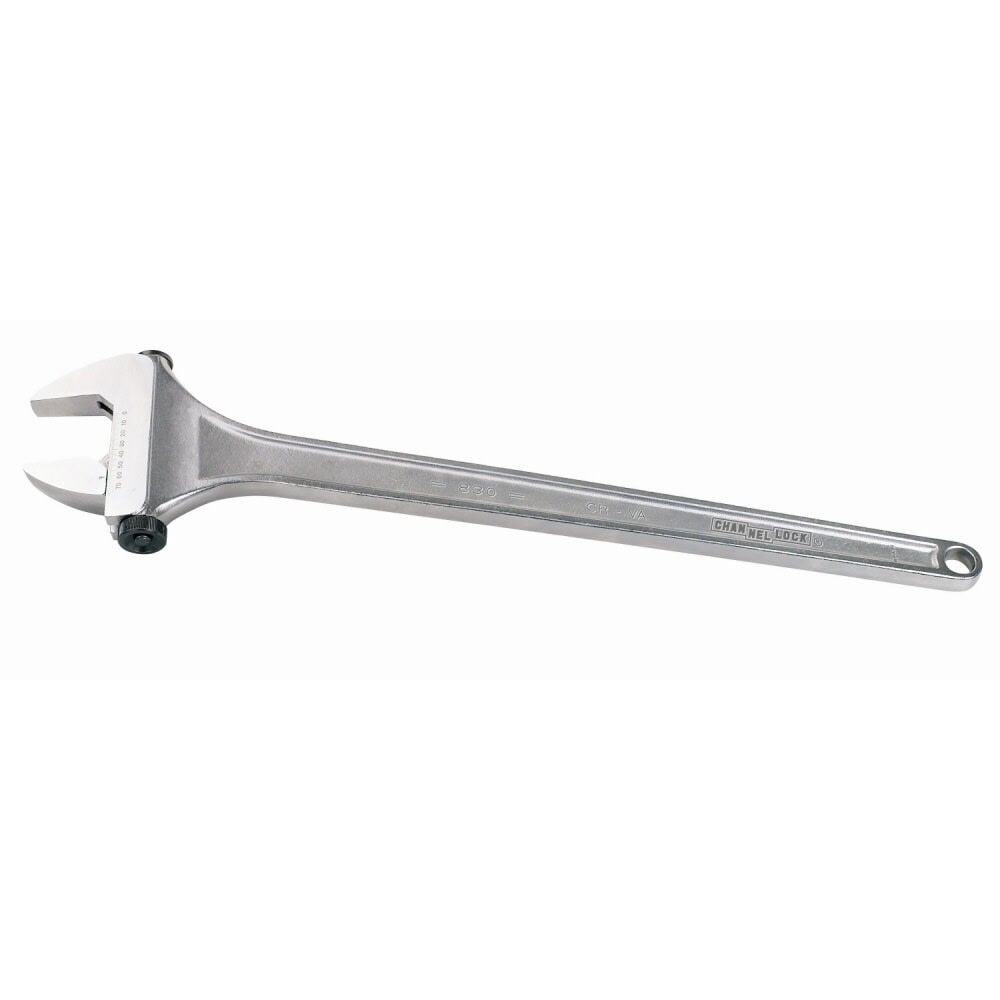 Channellock 30 In. Adjustable Chrome Wrench, large image number 1