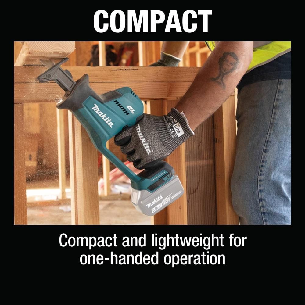 Makita 18V LXT Compact One Handed Reciprocating Saw (Bare Tool), large image number 11