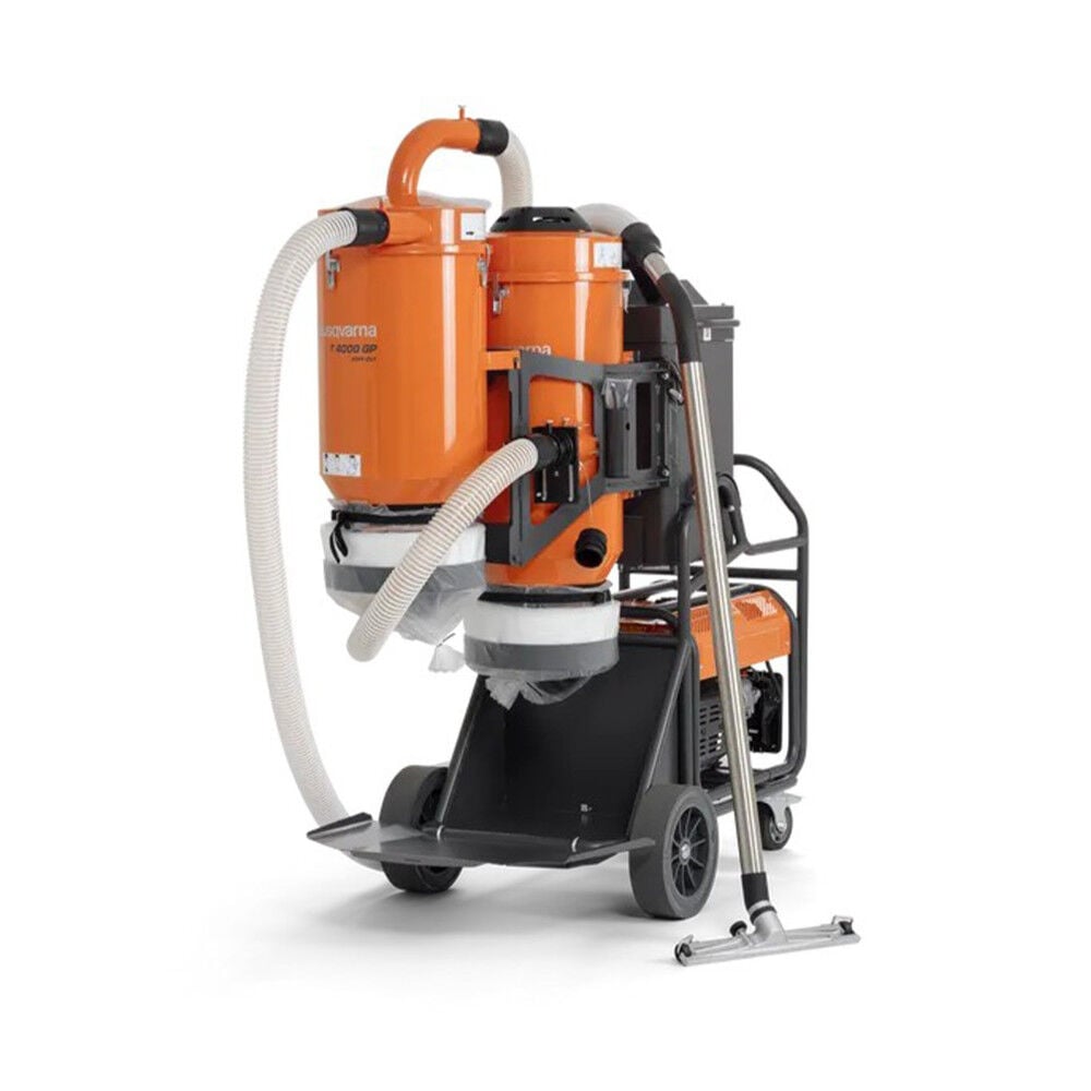 Husqvarna Construction T 4000 GP Soff-Cut 4HP Gas Dust Extractor Reconditioned, large image number 1