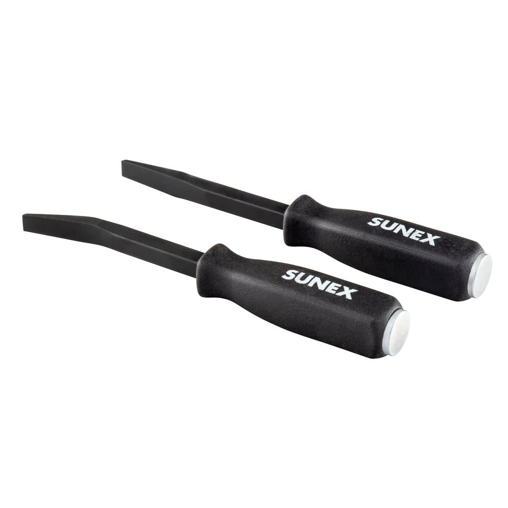 Sunex 5 Inch Mini Pry Bar Set with Striking Caps 2 Pieces, large image number 2