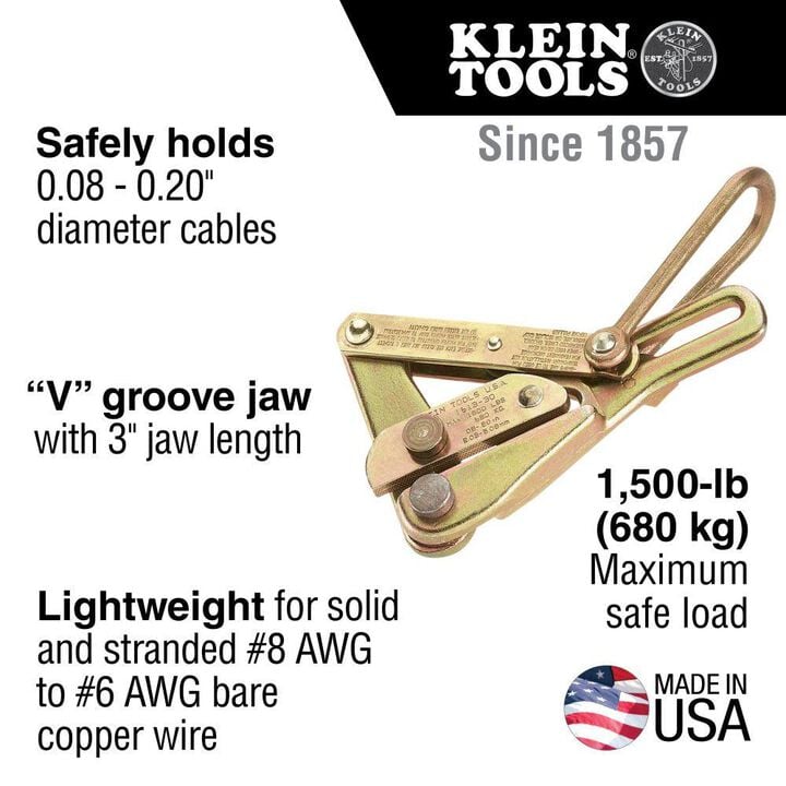 Klein Tools .08-.20 CHICAGO Grip, large image number 1