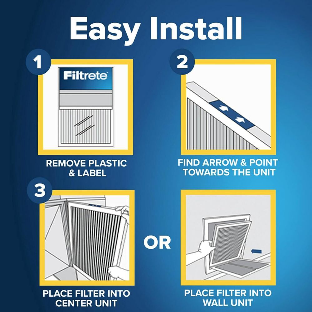 3M Filtrete 12 x 20 x 1-Inch 1000 MPR MERV 11 Allergen Defense Furnace Air Filter, 4-Pack, large image number 4