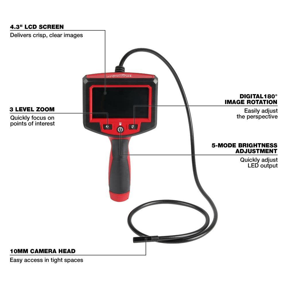 Milwaukee M Spector 4 Inspection Camera 2319 20 Acme Tools