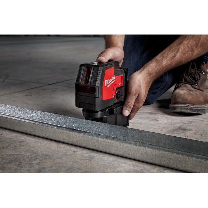 Milwaukee Green Beam Laser Cross Line Plumb Point USB Rechargeable, large image number 5