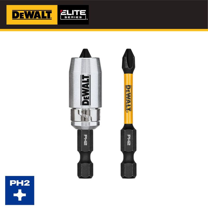DEWALT ELITE SERIES 2-1/2 Inch Bits with Magnetic Sleeve 3 Pieces, large image number 1