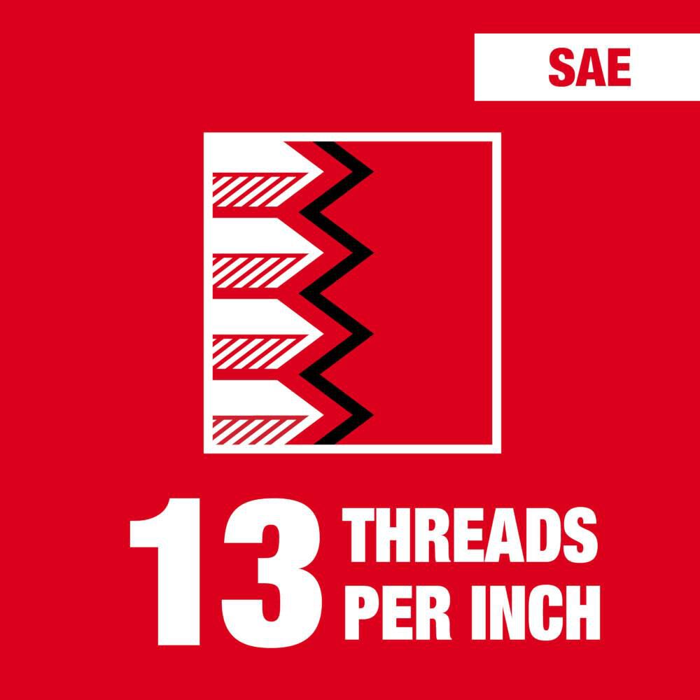 Milwaukee 1/2 in -13 NC Straight Flute Plug Tap & 27/64 in  Drill Bit, large image number 2
