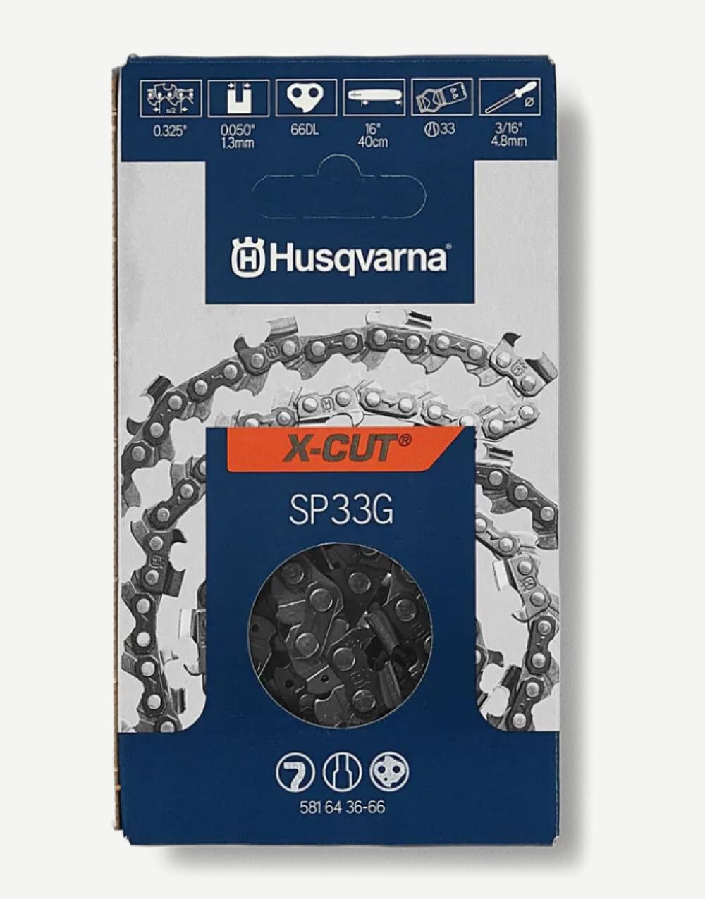 Husqvarna Construction 18 Inch X-CUT SP33G Chainsaw Chain