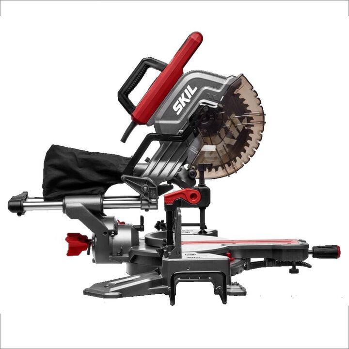 SKIL 10 Inch Dual Bevel Sliding Miter Saw & Portable Miter Saw Stand Bundle, large image number 5