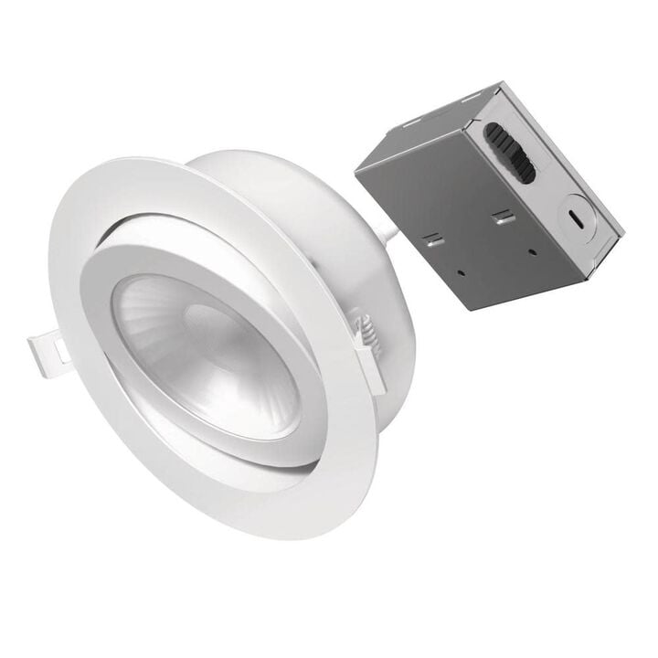 Feit Electric 6 Inch 13W 850 Lumens LED Adjustable Angle Recessed Downlight White