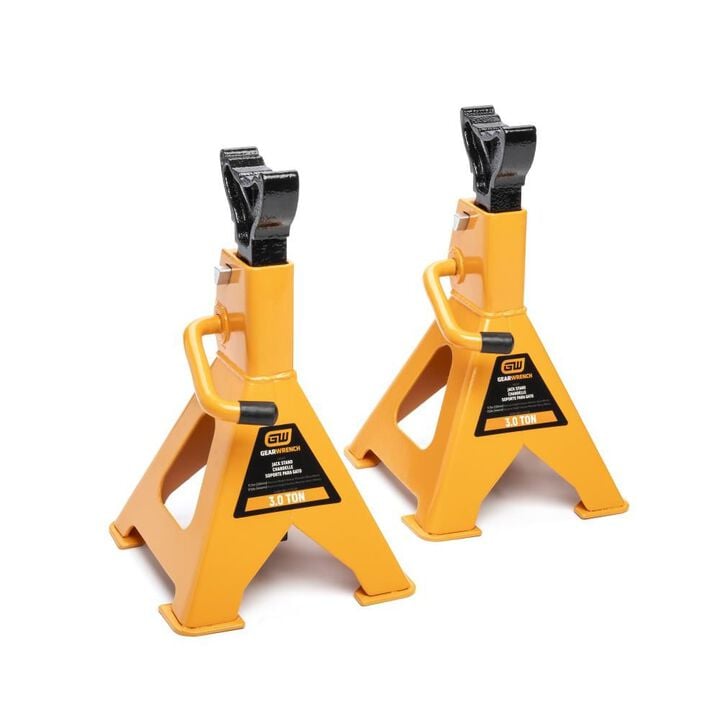 GEARWRENCH 3 Ton Ratcheting Jack Stand 2ct, large image number 1