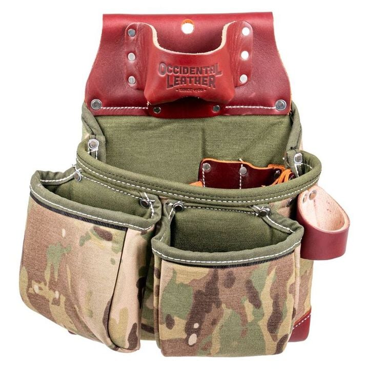 Occidental Leather Oxylights 3 Pouch Tool Bag with Tape Holder MultiCam and Oxy Red