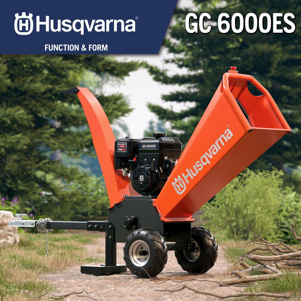 Husqvarna 6 Inch Gas Wood Chipper 420 cc, large image number 3