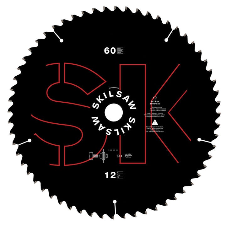 SKILSAW 12In X 60T MITER SAW BLADE
