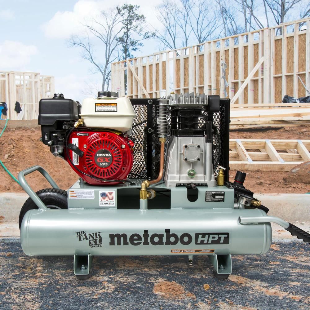 Metabo HPT The Tank XL Wheelbarrow Compressor 9 Gallon Gas, large image number 22