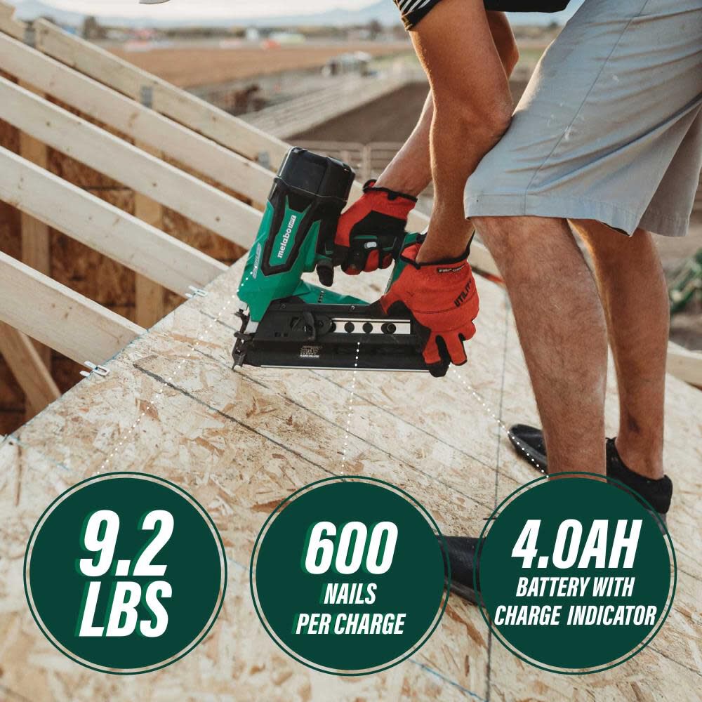 Metabo HPT 18V Cordless 21 Deg Framing Nailer with 4Ah Battery