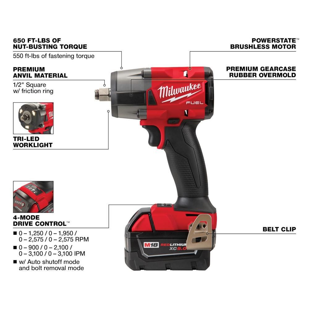 Milwaukee Cordless Mechanics Starter Bundle, large image number 5