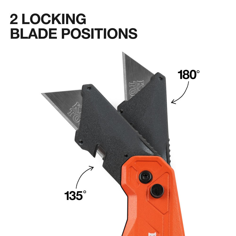 Klein Tools FLICKBLADE 2-in-1 Utility Knife / Scraper with Blade Storage, large image number 3