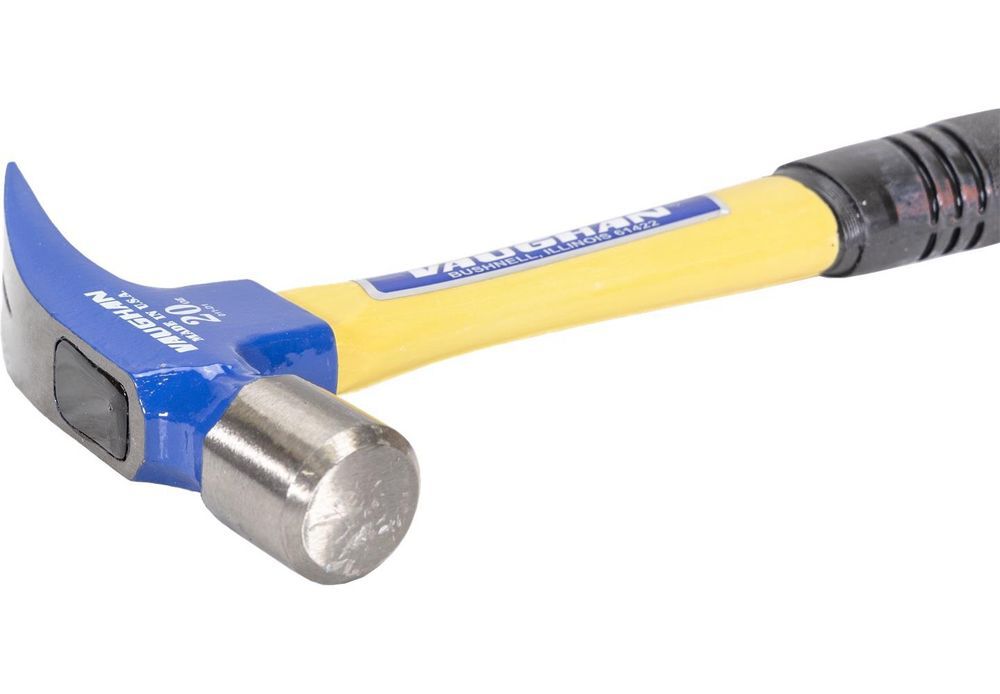 Vaughan 20 Oz Milled Face 999 Hammer with Fiberglass Handle, large image number 7