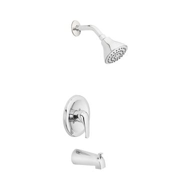 Oakbrook Coastal Tub & Shower Faucet One Handle Chrome