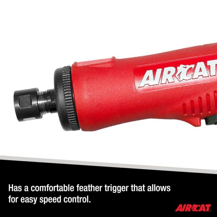 AIRCAT 1 HP Extended Straight Pneumatic Die Grinder, large image number 4