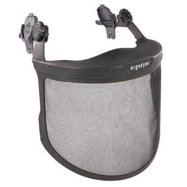 Ergodyne Gray Mesh Face Shield for Hard Hat & Safety Helmet