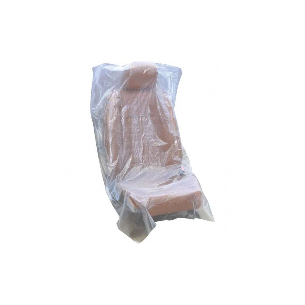 Johndow Value Clear Plastic Seat Cover Roll 31-1/2 x 52 Inch 500 Pieces, large image number 2