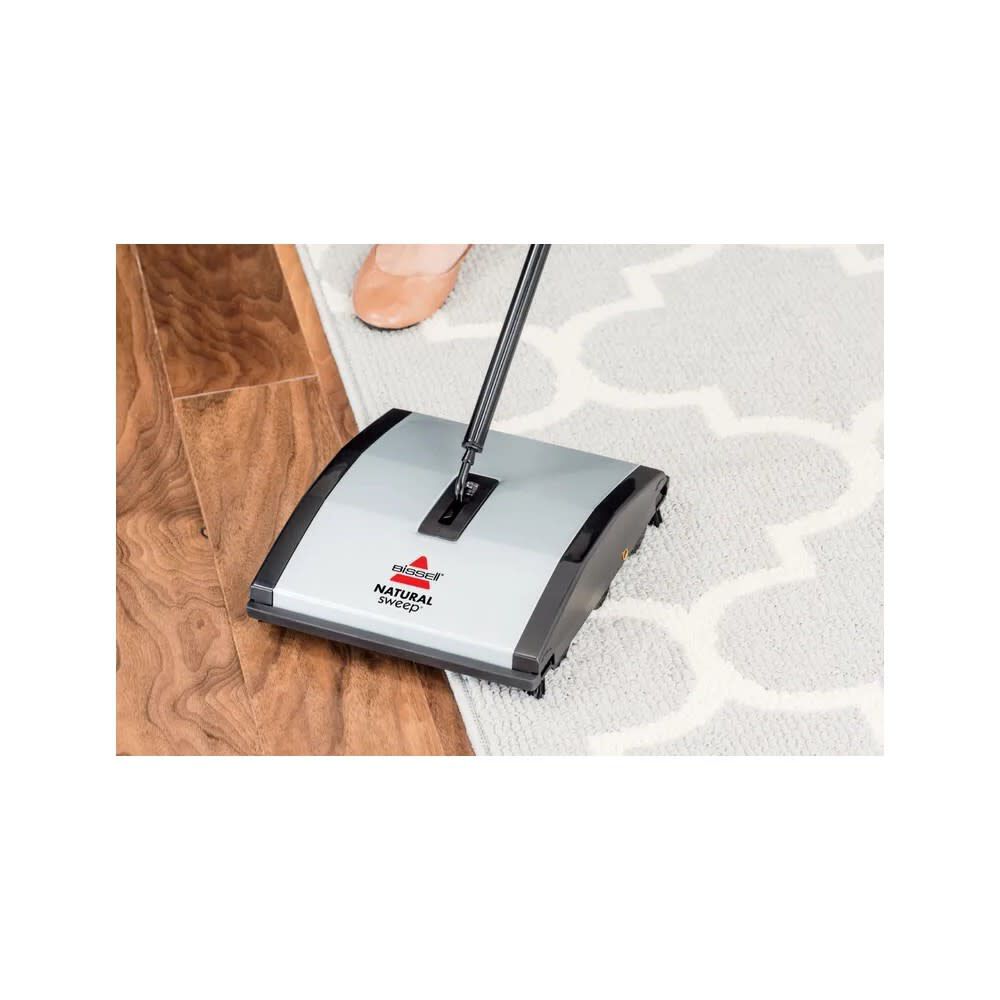 Bissell Natural Sweep Cordless Bagless Carpet & Floor Manual Sweeper, large image number 7