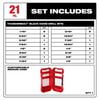 Milwaukee 21-Piece Thunderbolt Black Oxide Drill Bit Set, small image number 3