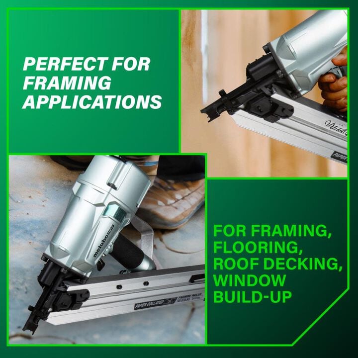 Metabo HPT 3-1/4in Clipped Head Paper Collated Framing Nailer, large image number 3