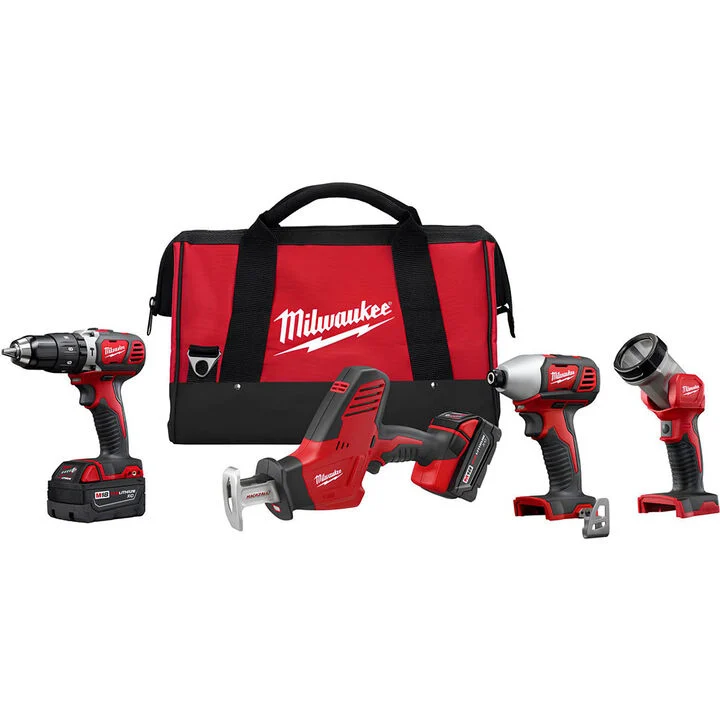 Milwaukee M18 4-Piece Combo Kit, large image number 0