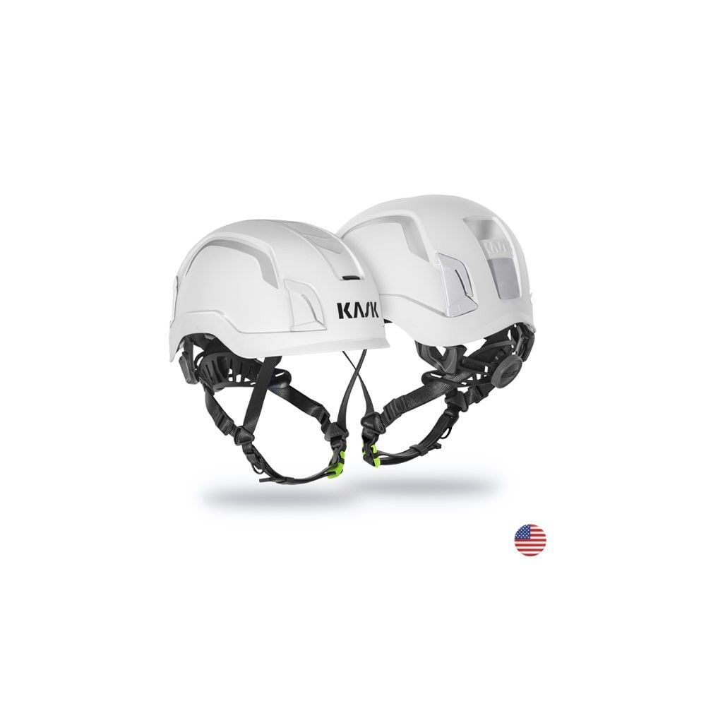 KASK America Zenith X2 Hi Viz White Class E Safety Helmet, large image number 3