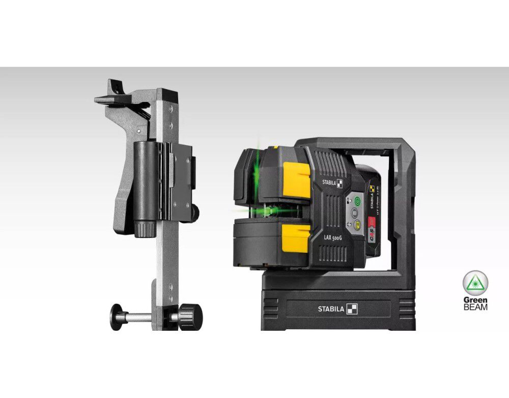 Stabila LAX 500G 12V 5-Piece Cross-Line & Plumb Dot Laser Kit, large image number 3