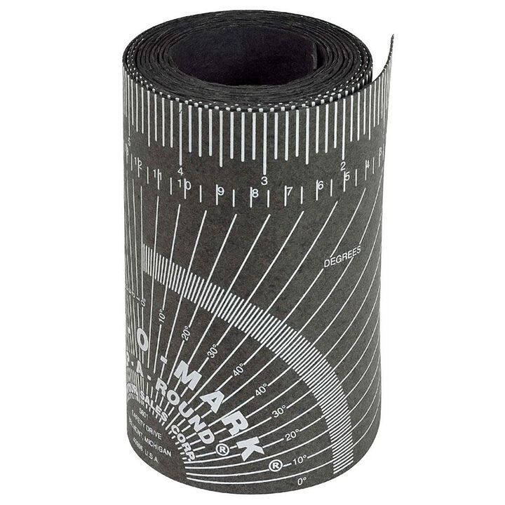 Jackson Safety Flexible Wrap-A-Round Pipe Marking Tool 3 In. to 6 In. Pipe Diameter Black Medium, large image number 2