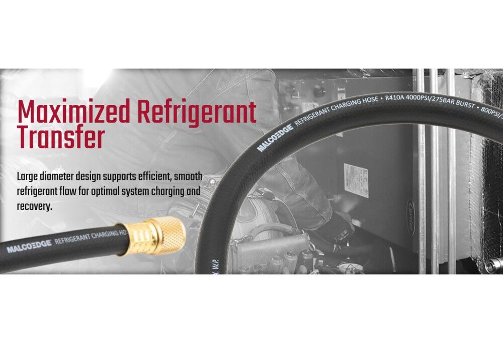 Malco Products RH7214 72 Inch x 3/8 Inch TurboFlow Refrigerant Hose with 1/4 Inch, large image number 14