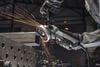 Metabo 4.5in / 5in Angle Grinder - 11000 RPM - 11.0 Amps with Non-Locking Paddle, small
