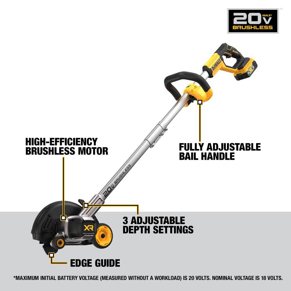 Dewalt 20v trimmer on sale motor