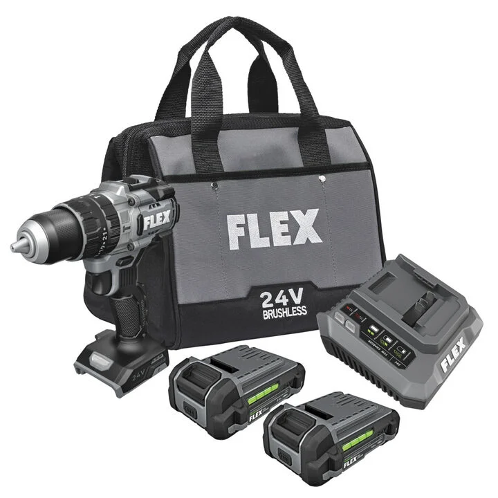 FLEX 1/2 Inch 2-Speed Hammer Drill Kit