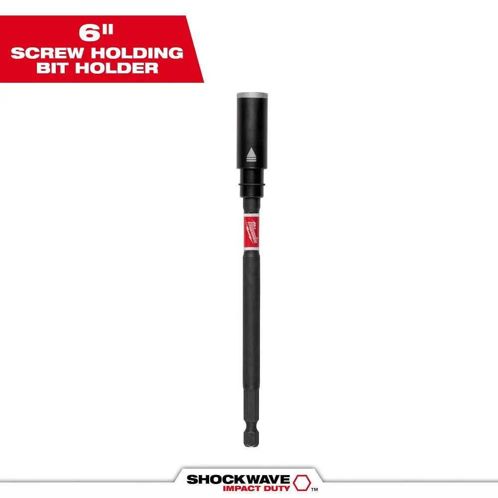 Milwaukee SHOCKWAVE Impact Duty 6 Inch Screw Holding Bit Holder, large image number 1