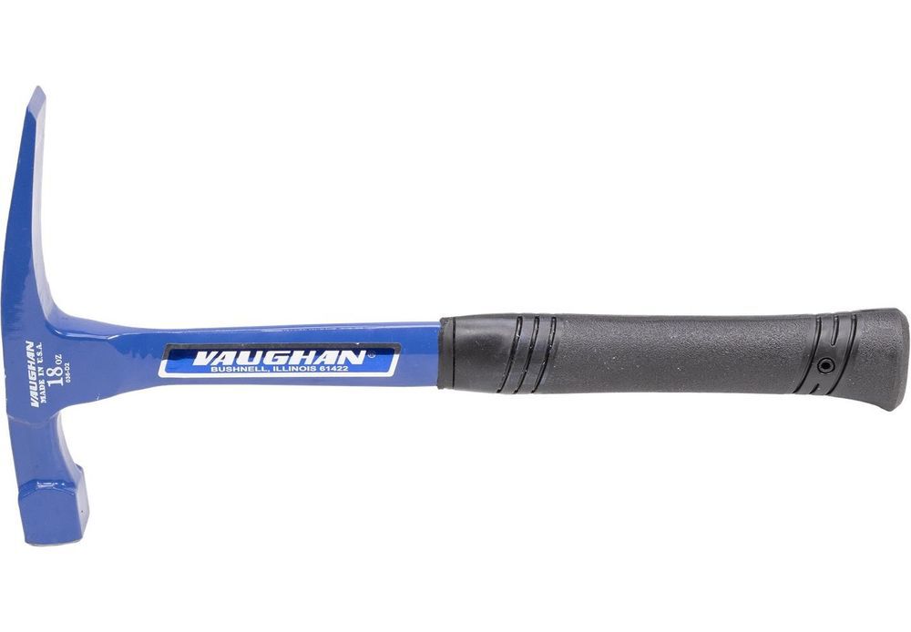 Vaughan 18 Oz Bricklayer Hammer with Steel Handle, large image number 3