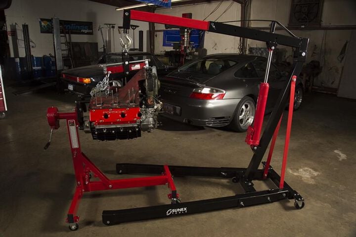 Sunex 2 Ton Folding Engine Crane with Dual Pump Pistons, large image number 9