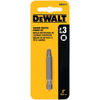 DEWALT #3 Sq. Recess Power Screwdriver Bits, small image number 1