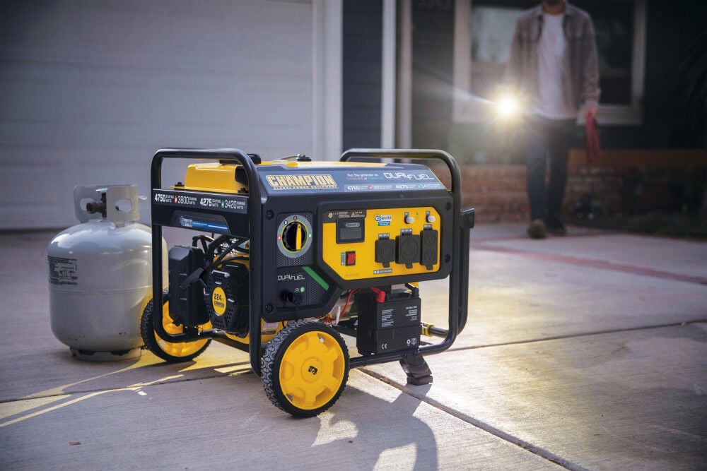 Champion Power Equipment 4750-Watt Electric Start Dual Fuel 50 State RV Ready Portable Generator CARB Compliant, large image number 6