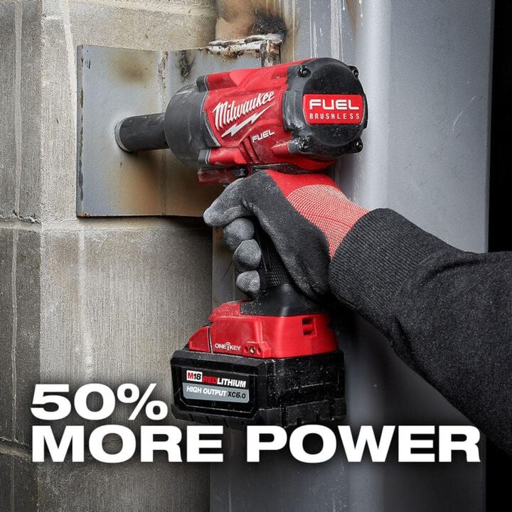Milwaukee M18 REDLITHIUM HIGH OUTPUT XC 18V 6Ah Lithium Ion Power Tool Battery Pack with Fuel Indicator, large image number 7