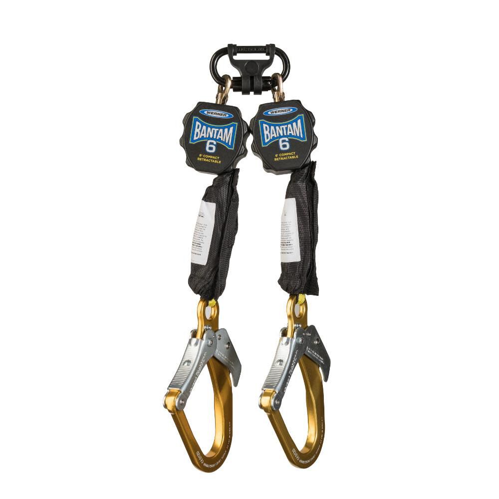 Werner 6 Ft. Bantam Web Self-Retracting Lifeline with Aluminum Rebar, large image number 1