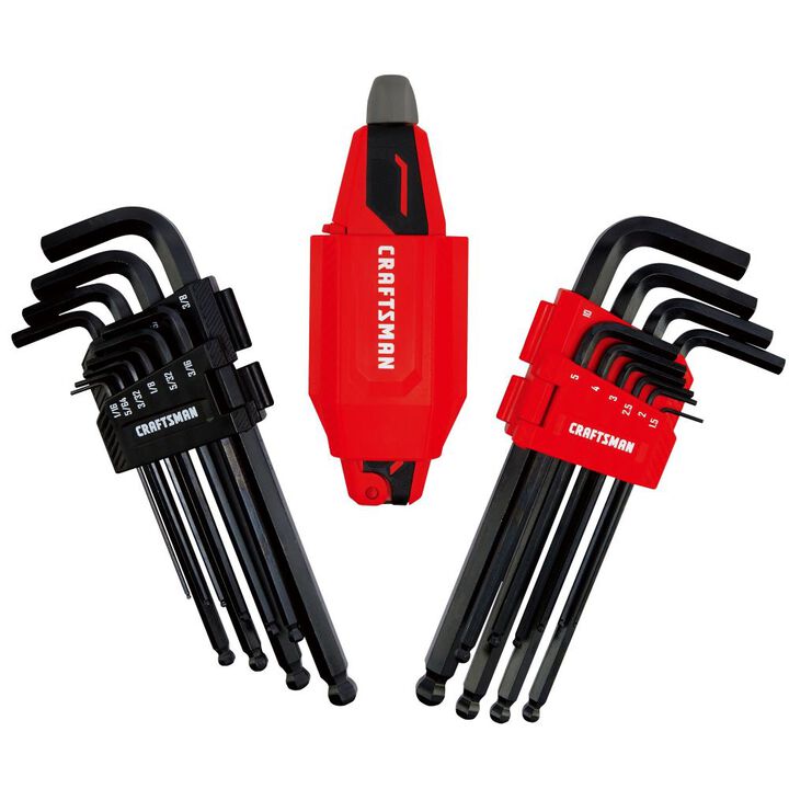 CRAFTSMAN Universal L-to-T Hex Key Set, 20 Piece, large image number 2