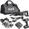 FLEX 24V 4pc Cordless Combo Kit, small image number 1