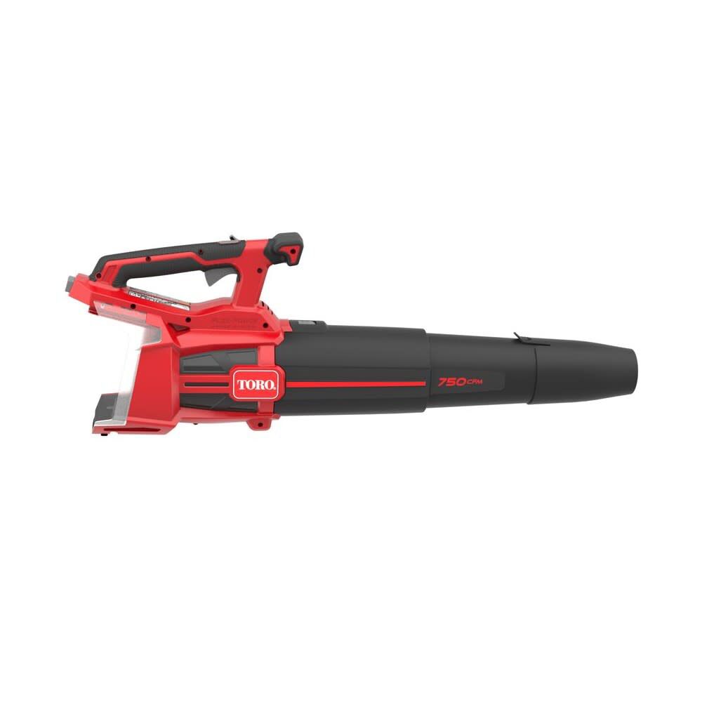 Toro 60V MAX 750 Cfm Battery-Powered Brushless Leaf Blower Kit, large image number 3