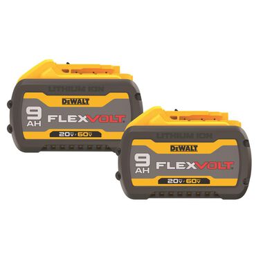 DEWALT 20V/60V MAX FLEXVOLT 9.0AH Batteries 2 Pack