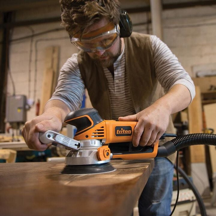 Triton Power Tools Geared Eccentric Orbital Sander, large image number 6